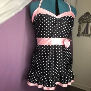 Polka Dot Pinup Bathing Suit